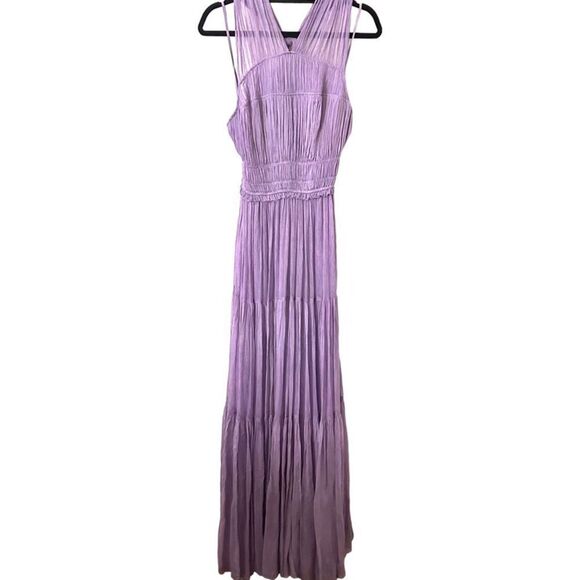 ULLA JOHNSON Freesia Silk Maxi Gown Sz 8 - Picture 3 of 10